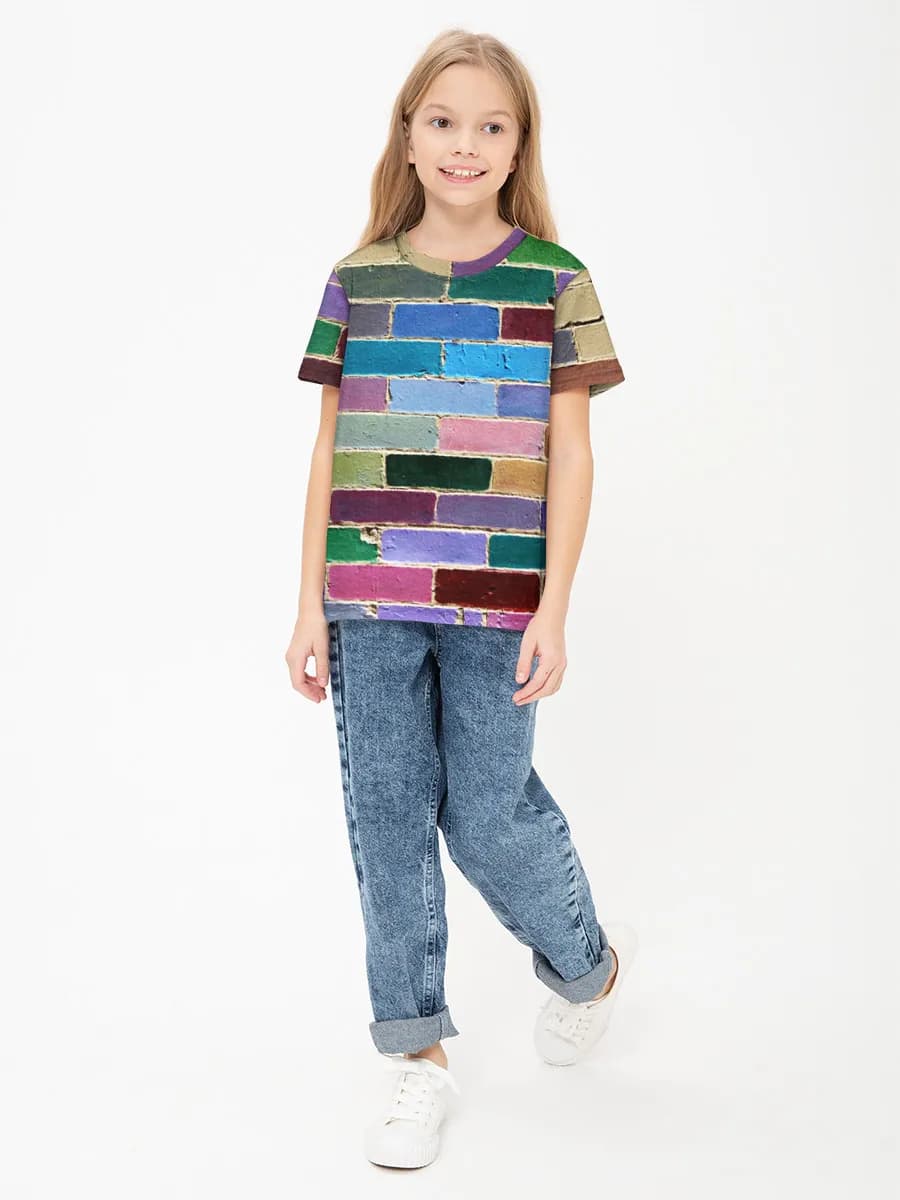 T-shirt coton basique fille