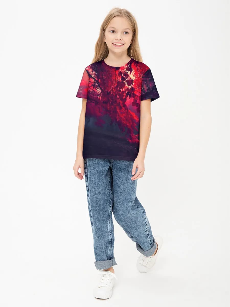 T-shirt coton basique fille