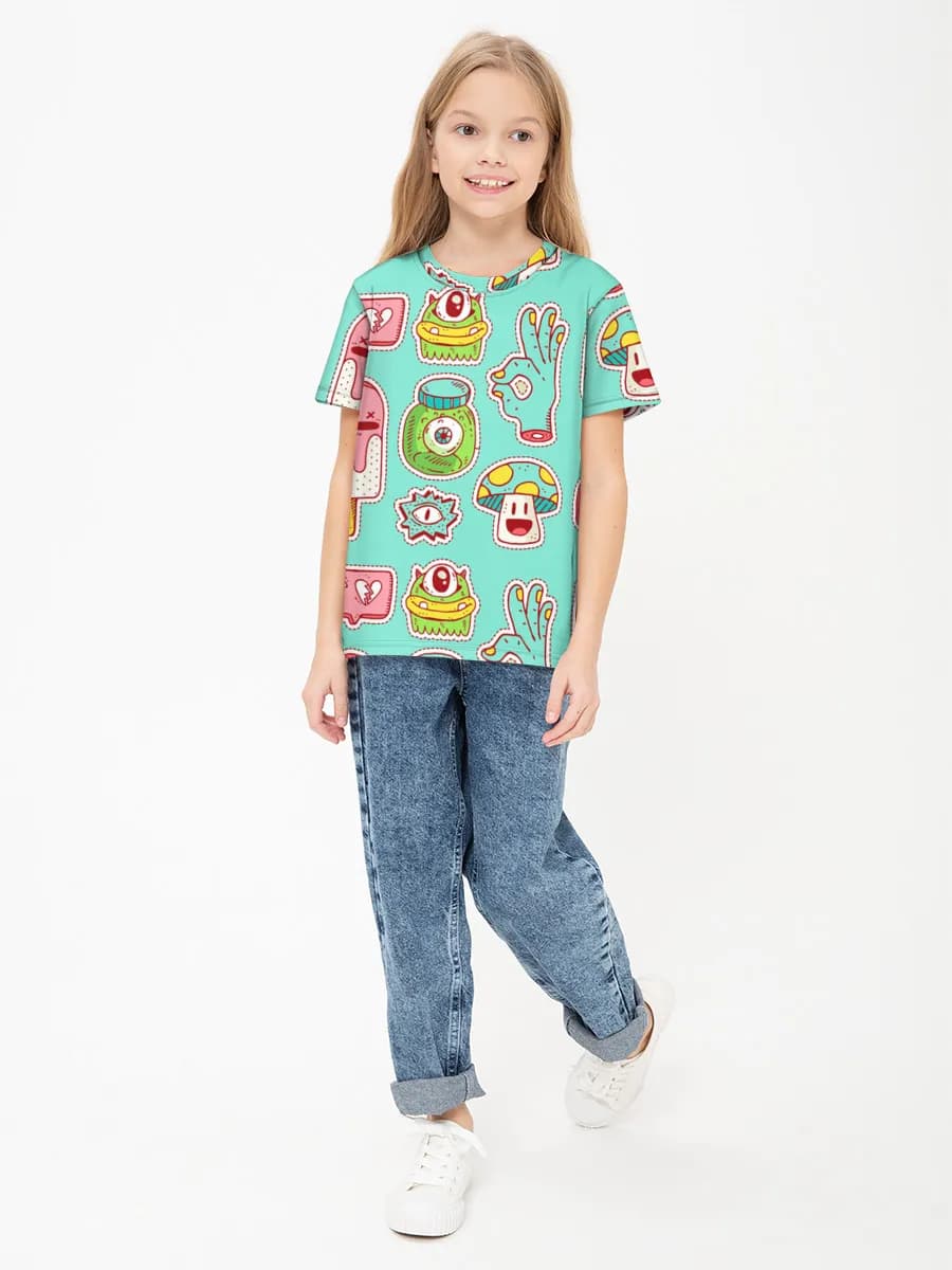 T-shirt coton basique fille