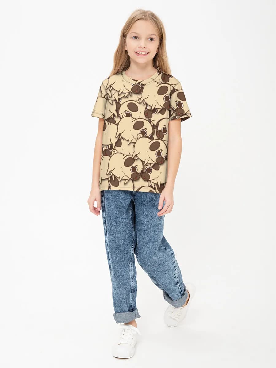 T-shirt coton basique fille