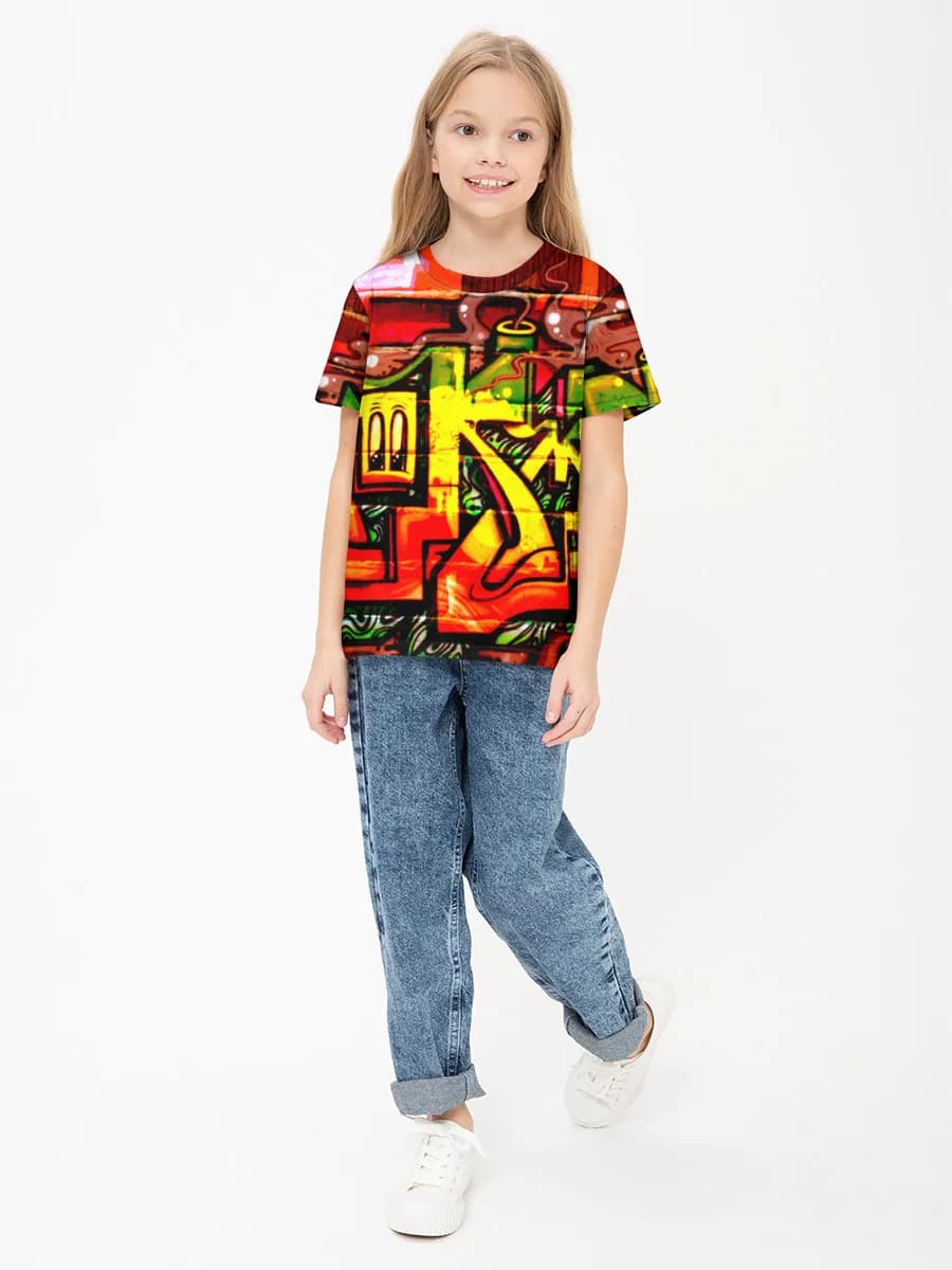 T-shirt coton basique fille