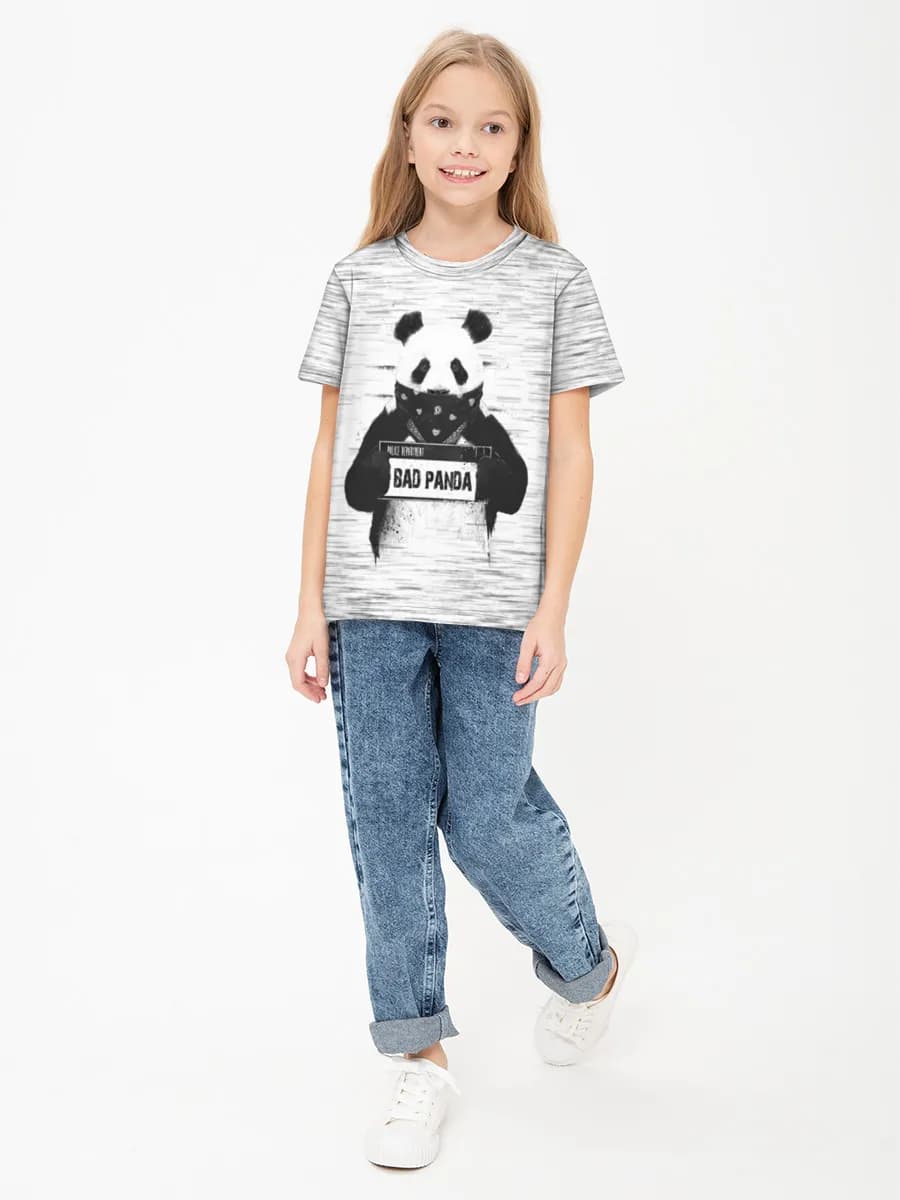 Camiseta Básica de Algodón Niña