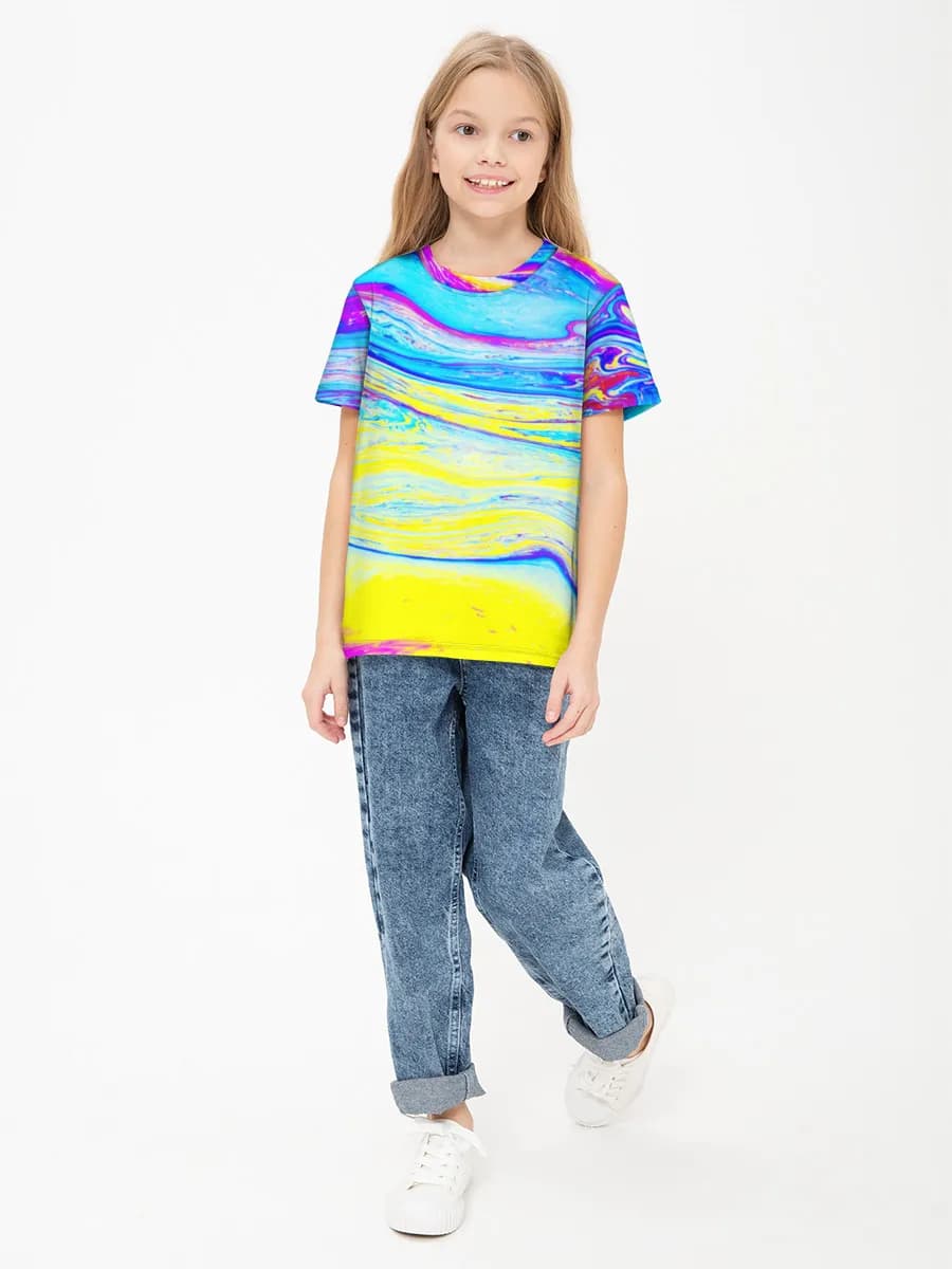 T-shirt coton basique fille