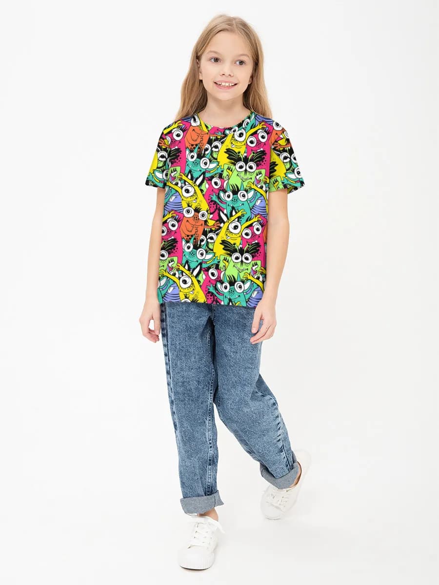 T-shirt coton basique fille