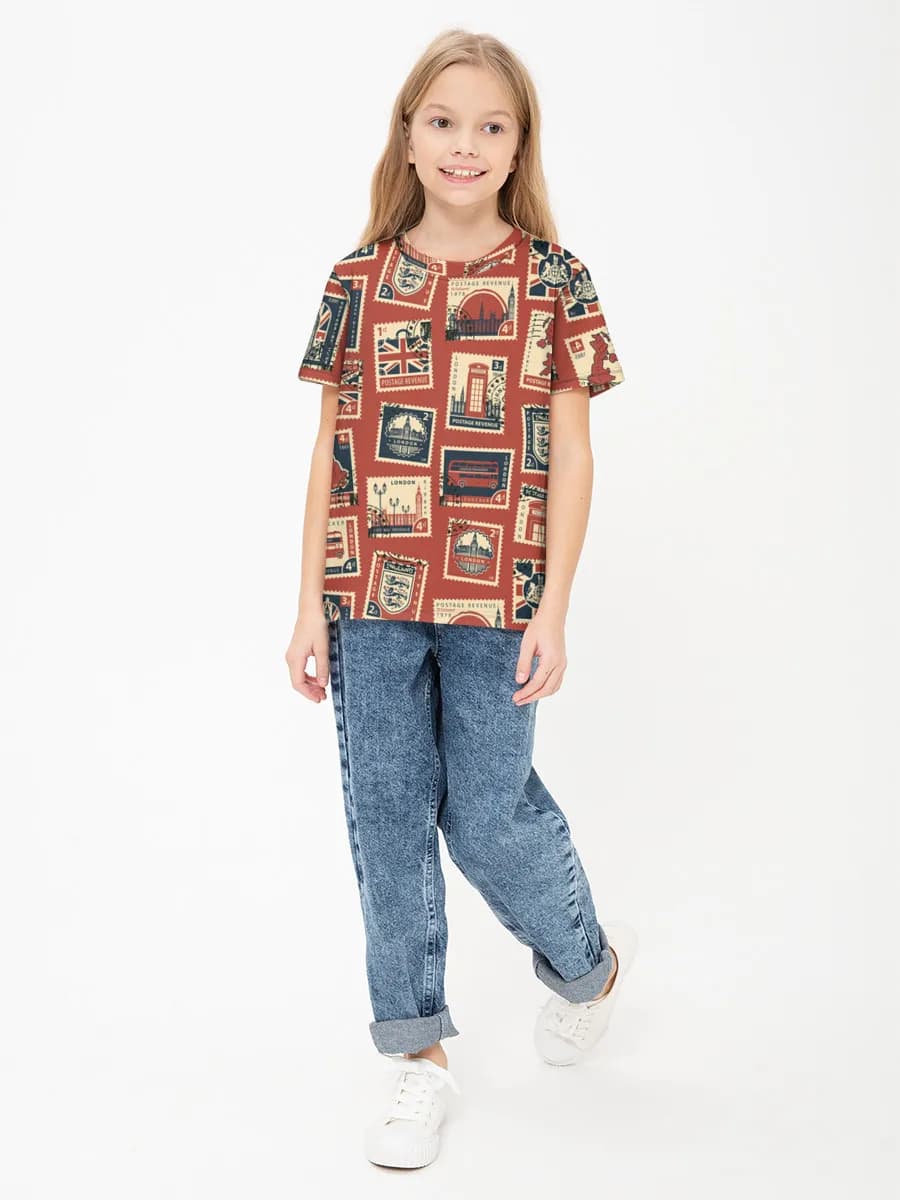 T-shirt coton basique fille