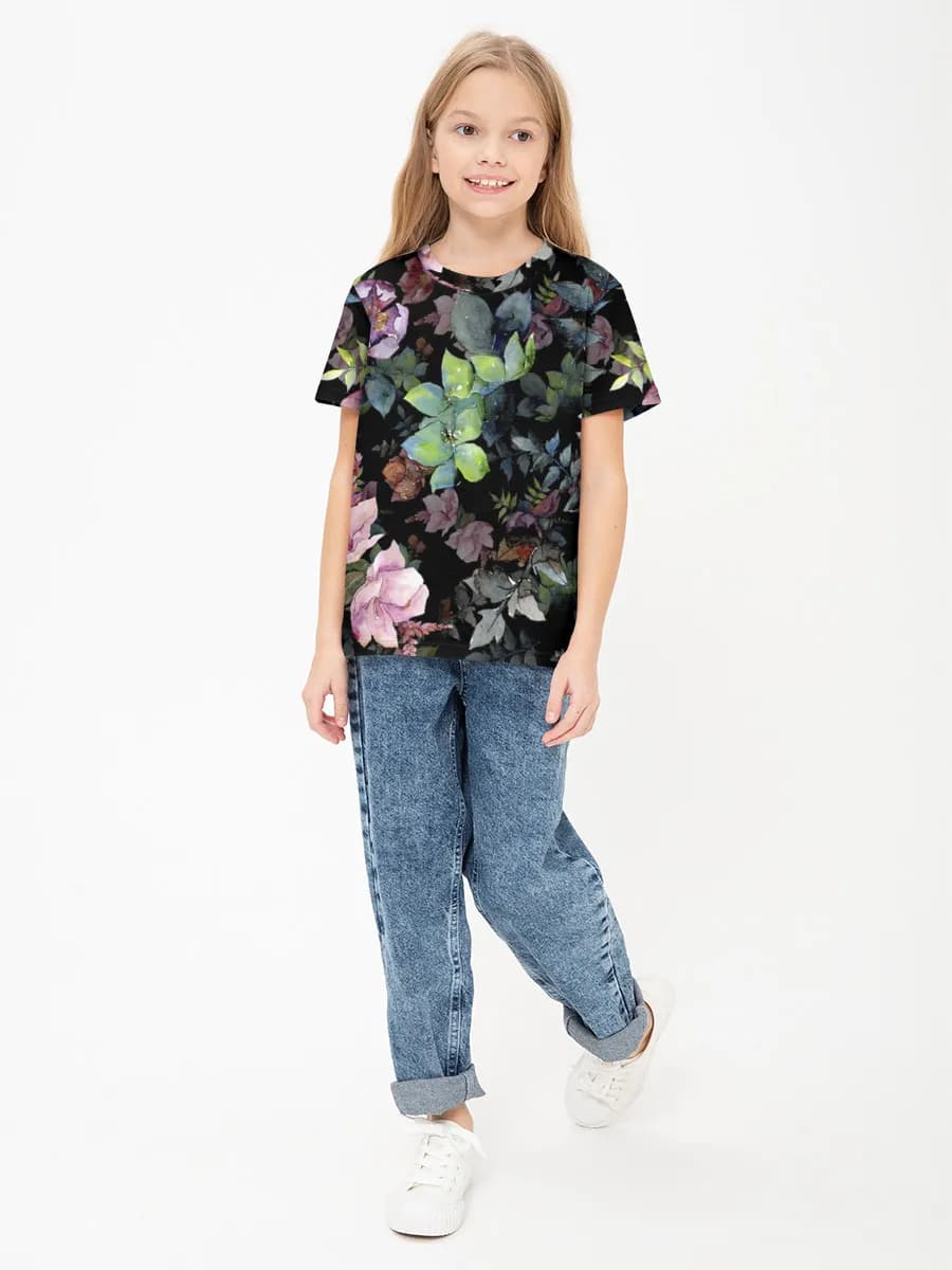 T-shirt coton basique fille