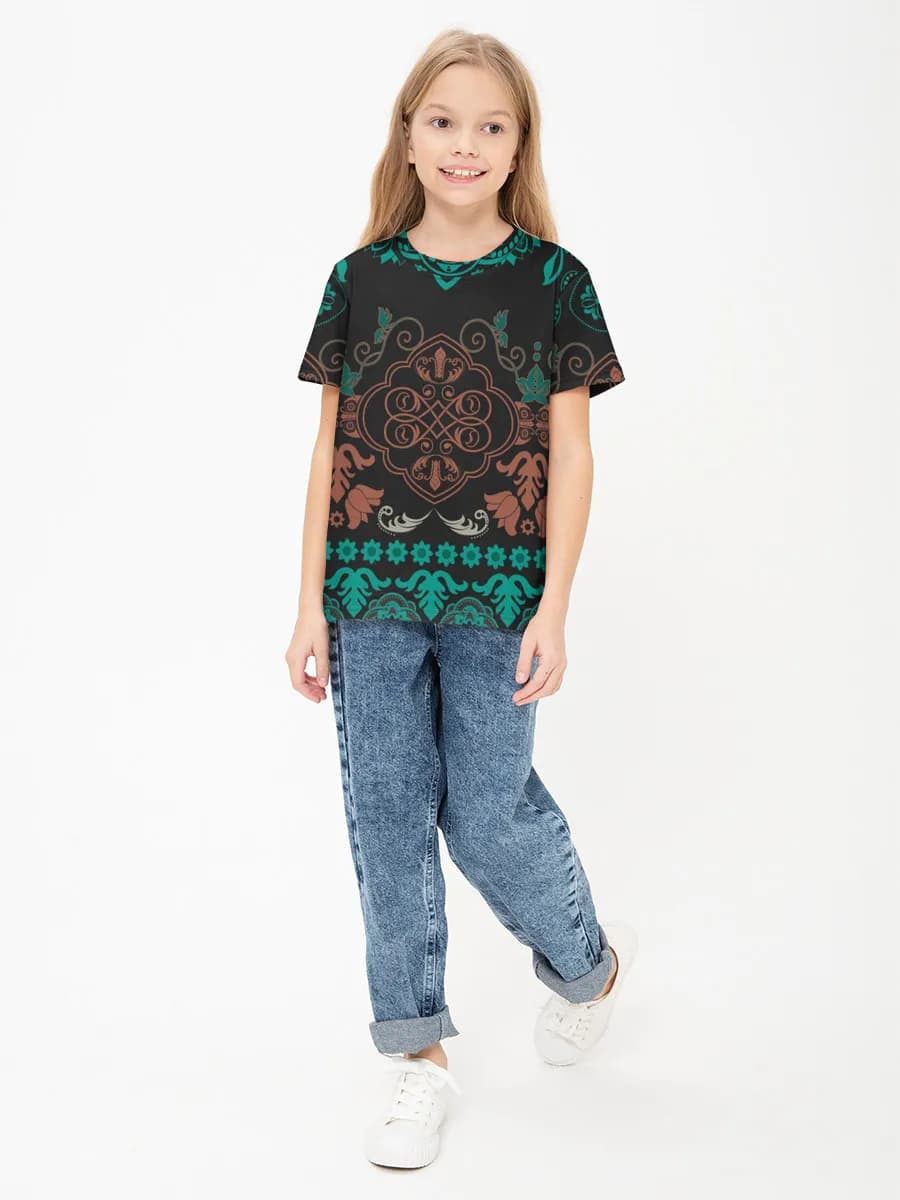 Camiseta Básica de Algodón Niña