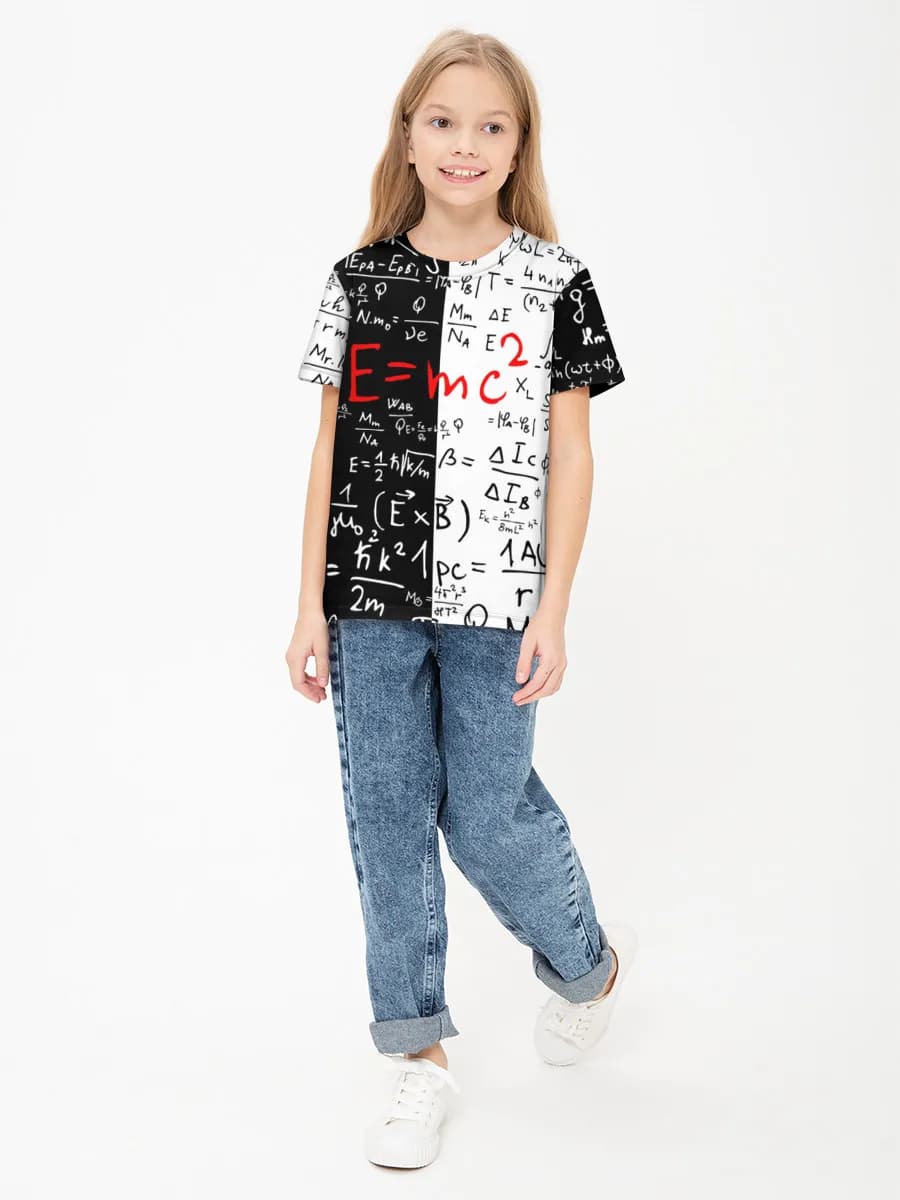 Basic Baumwoll-T-Shirt Mädchen