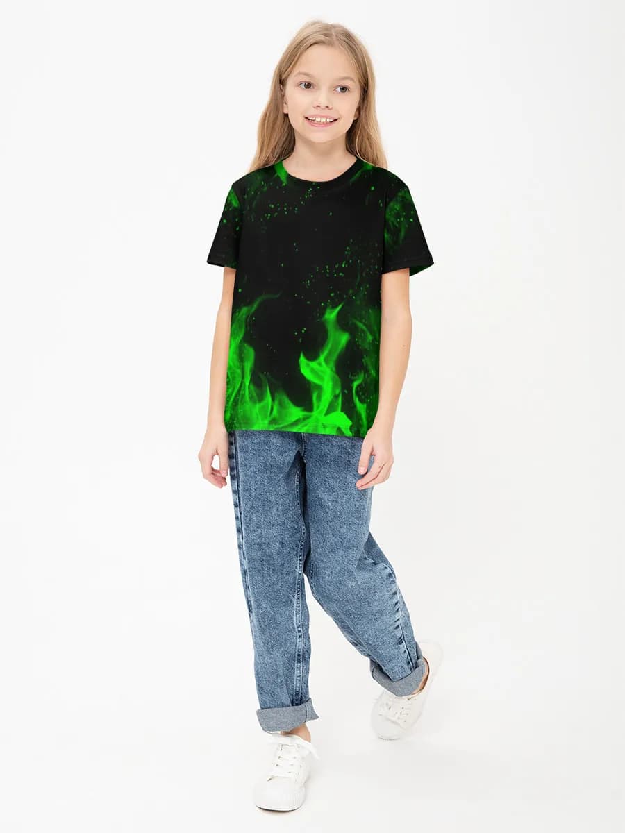 Camiseta Básica de Algodón Niña