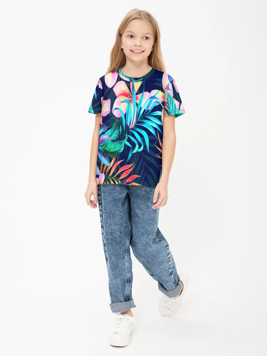 T-shirt coton basique fille