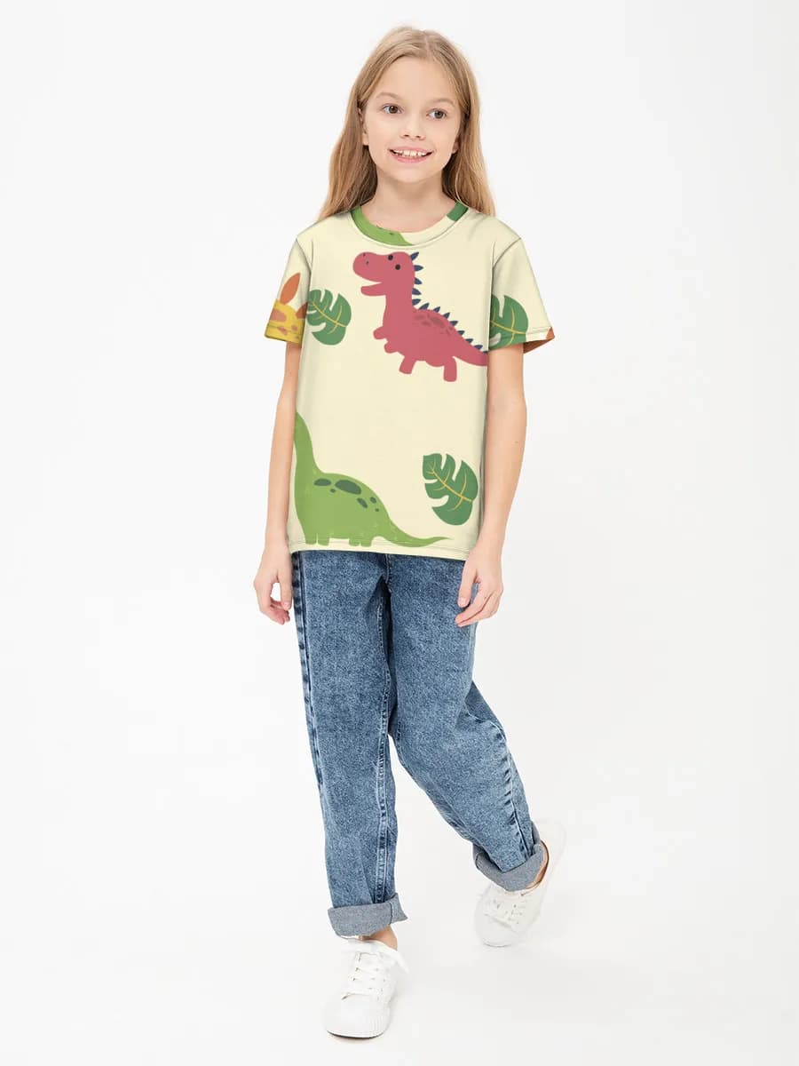 T-shirt coton basique fille