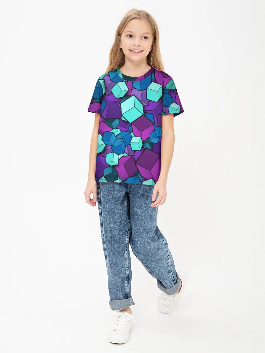 T-shirt coton basique fille