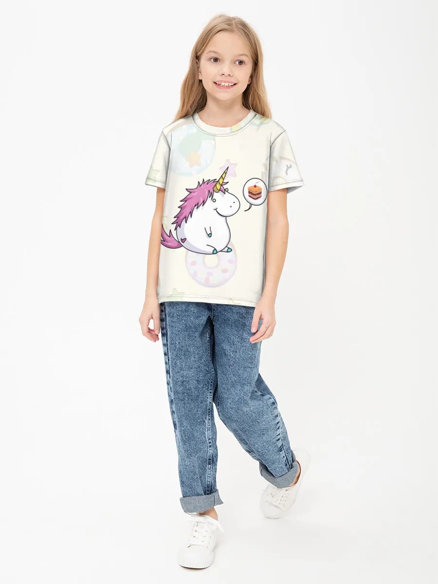 T-shirt coton basique fille