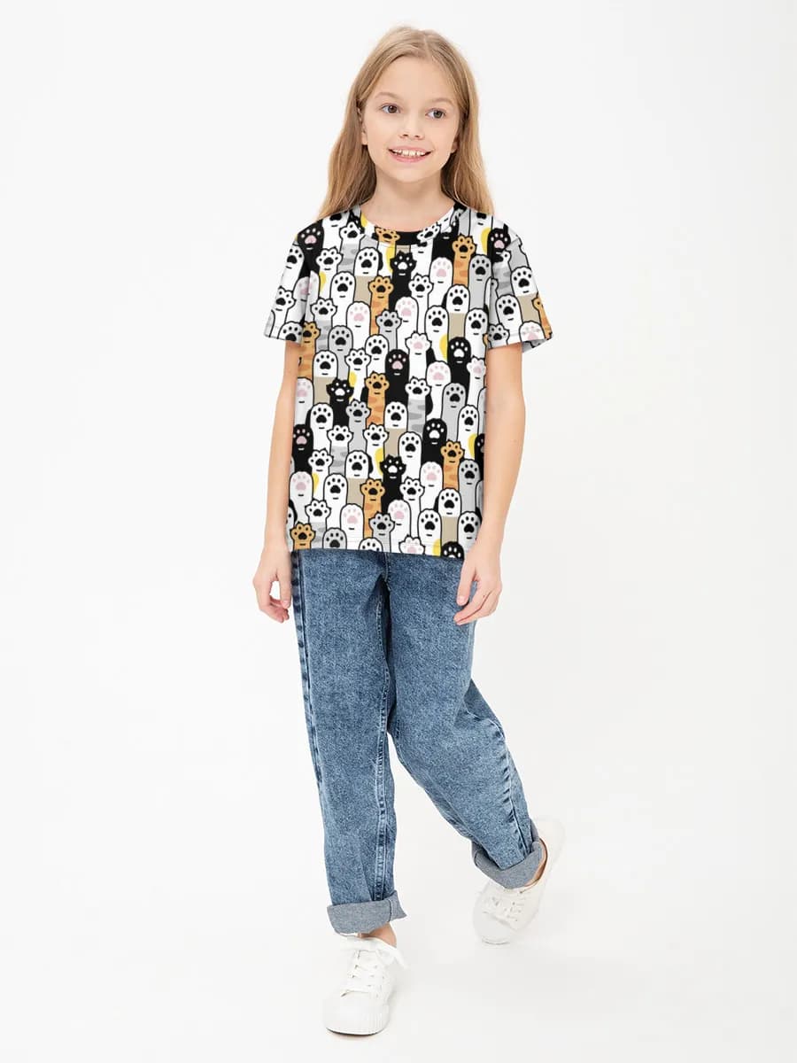 T-shirt coton basique fille