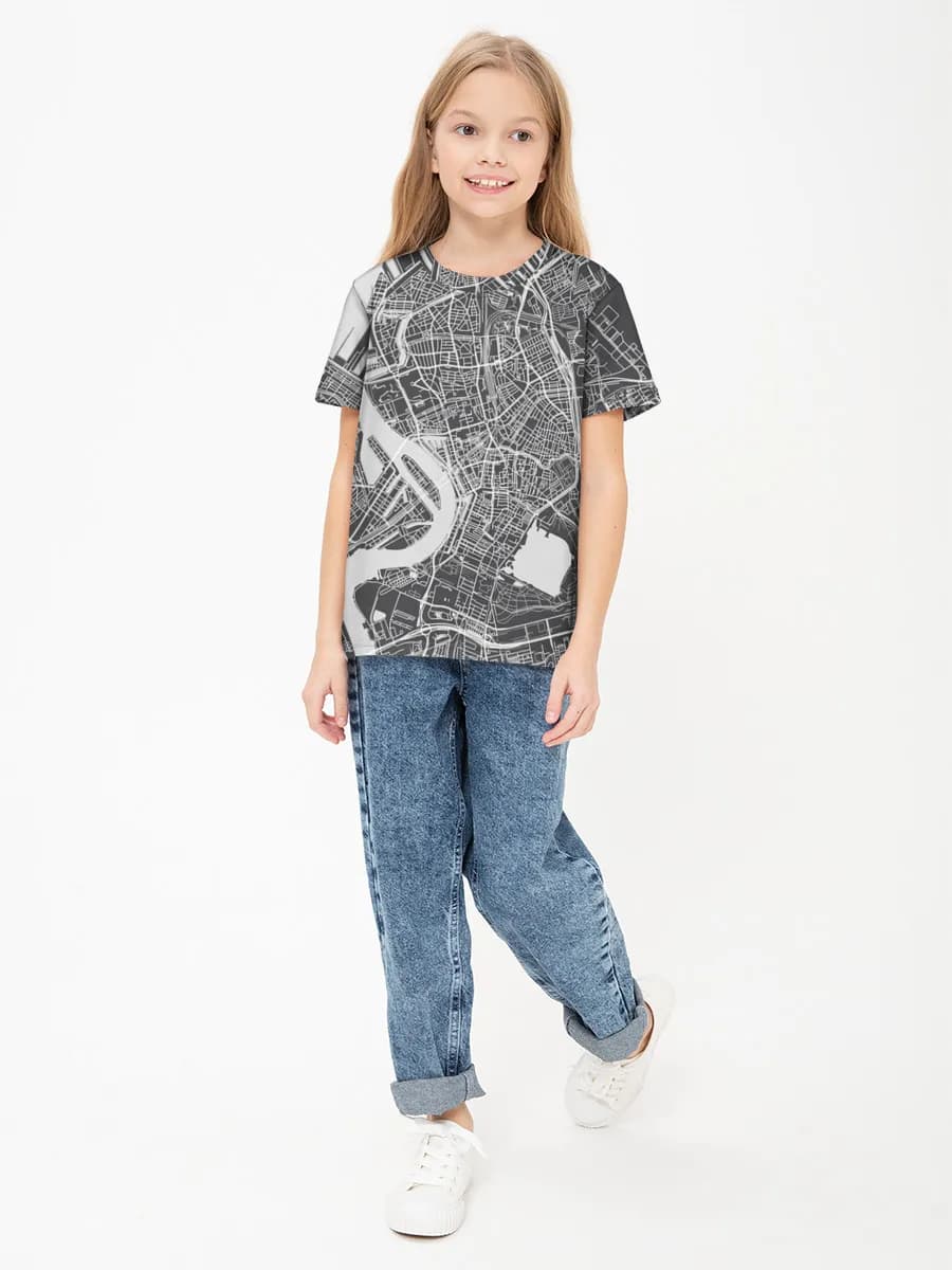 T-shirt coton basique fille