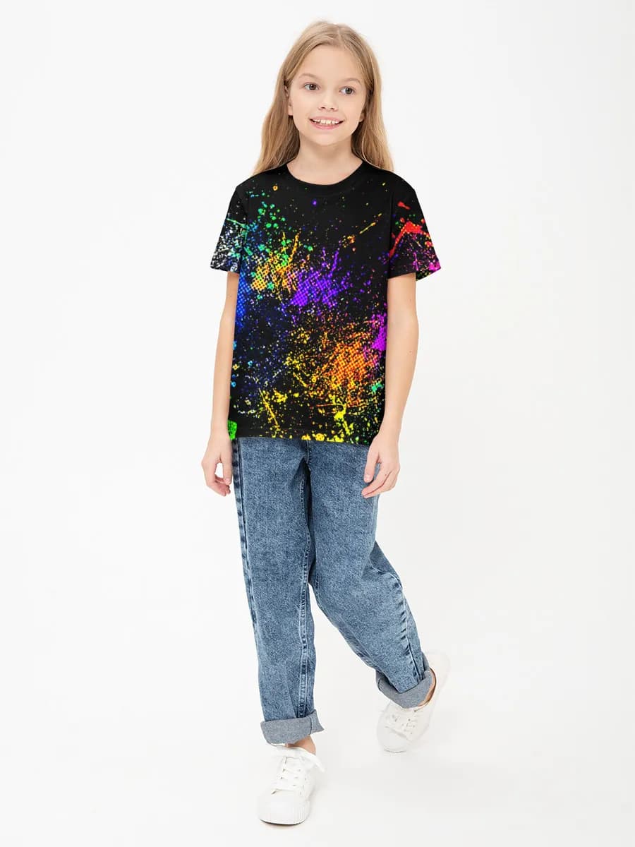 T-shirt coton basique fille