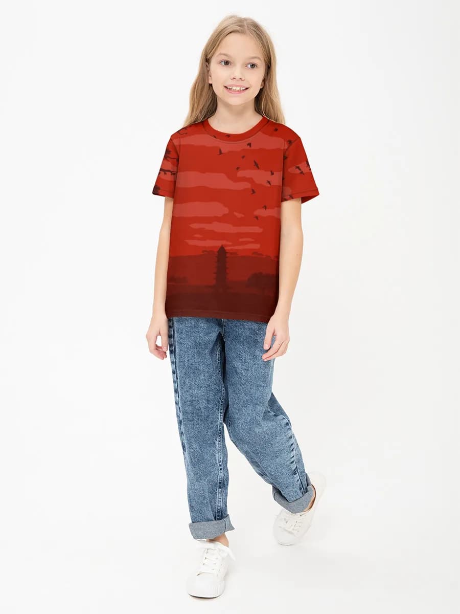 T-shirt coton basique fille