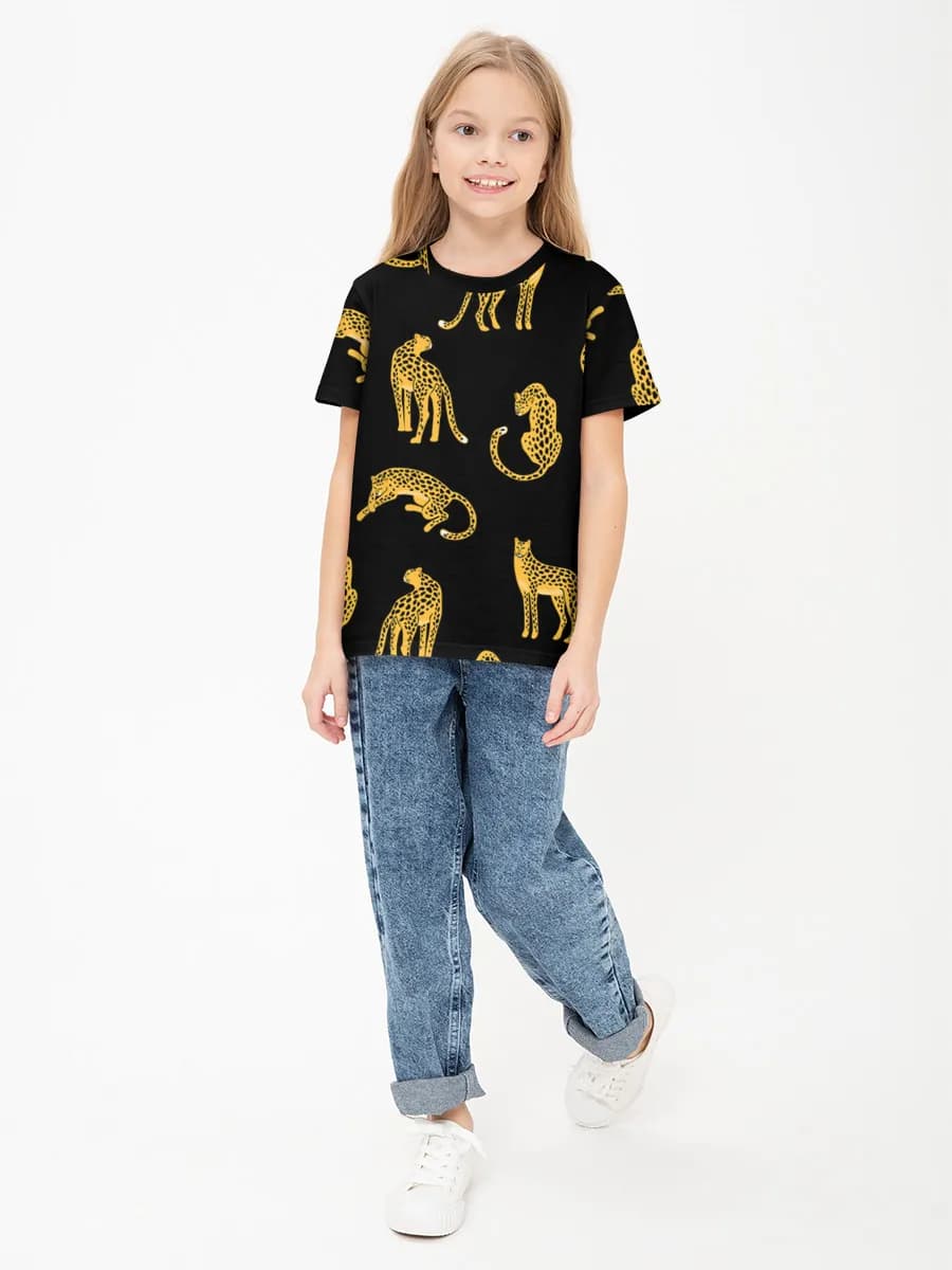 T-shirt coton basique fille