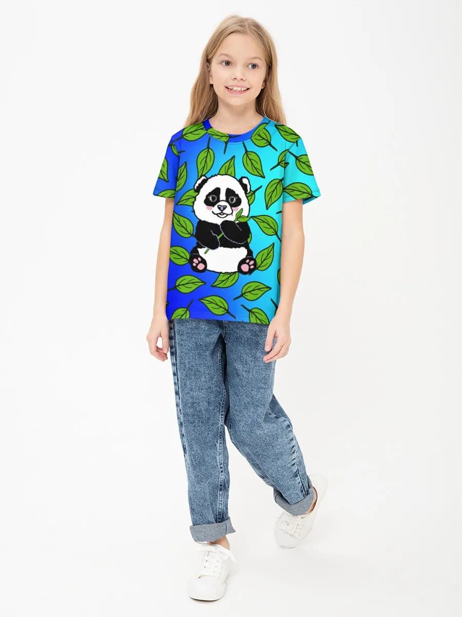 女の子 ベーシック コットンTシャツ