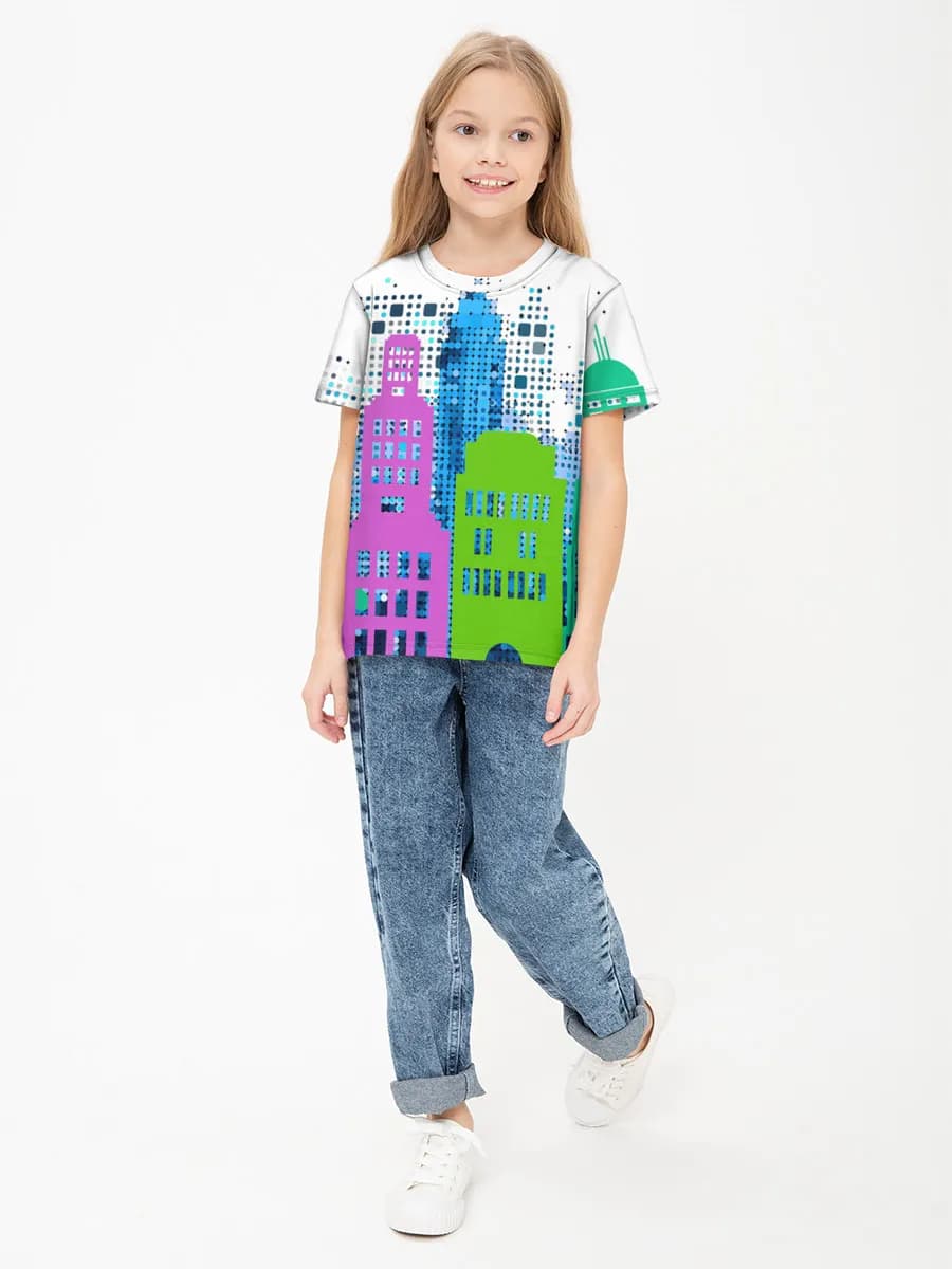 T-shirt coton basique fille