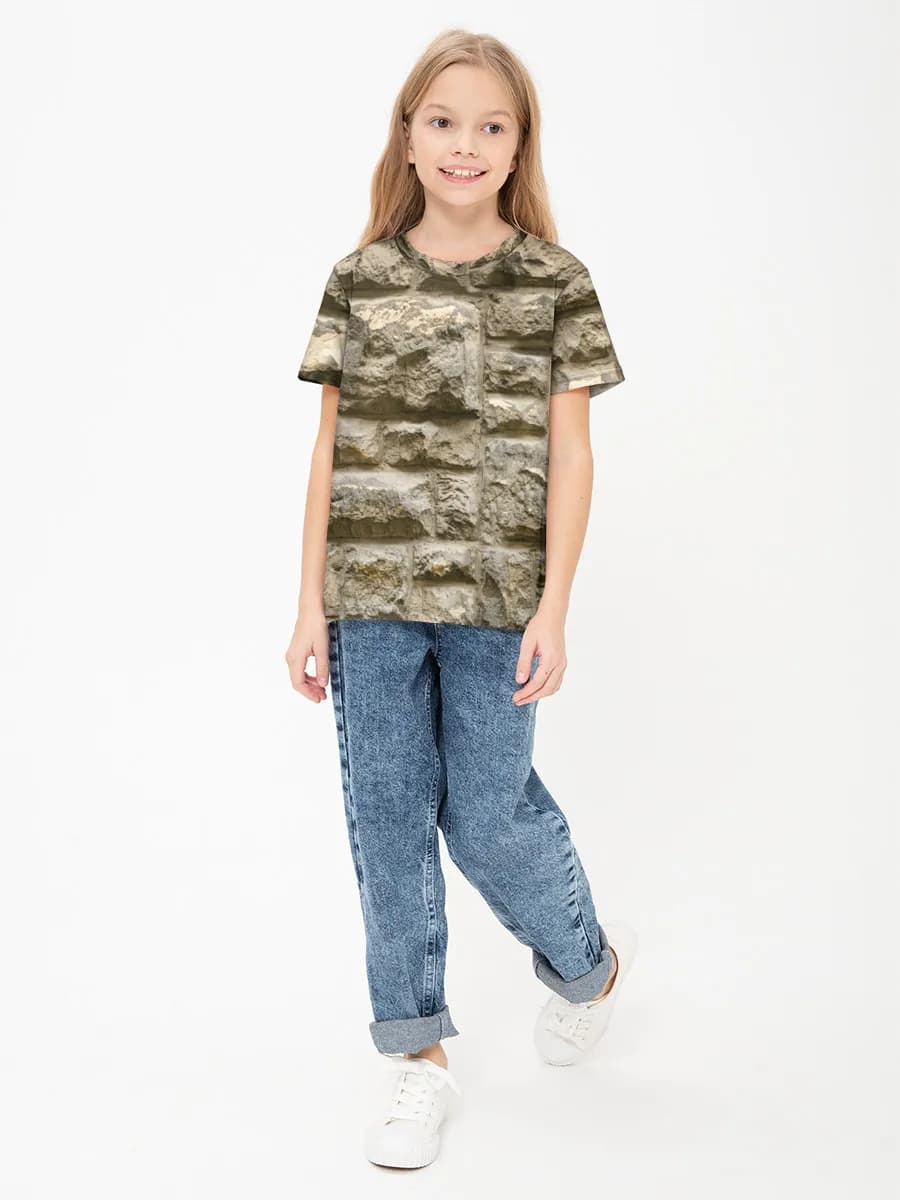女の子 ベーシック コットンTシャツ