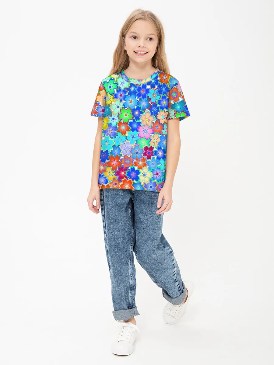 T-shirt coton basique fille