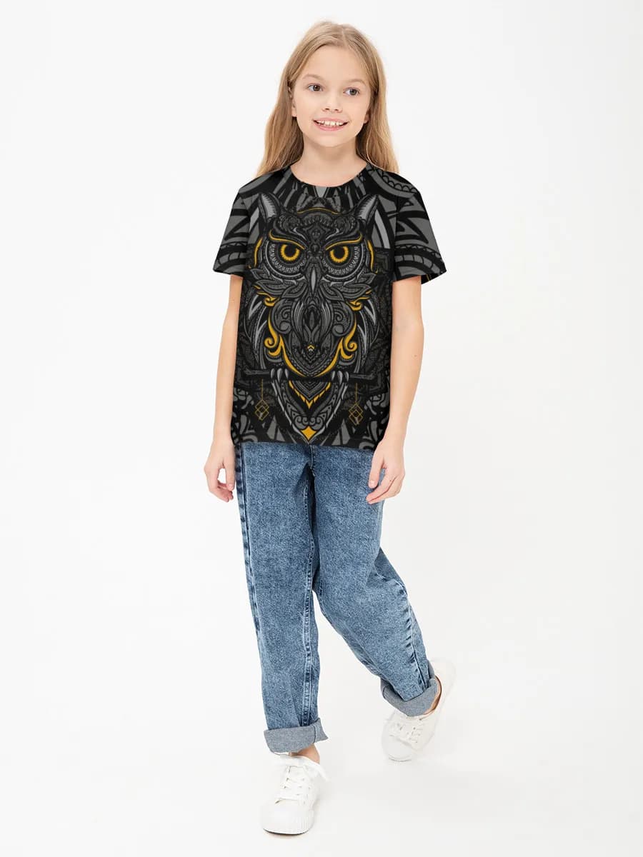 Basic Baumwoll-T-Shirt Mädchen