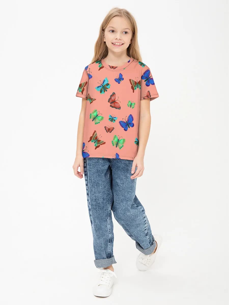 T-shirt coton basique fille