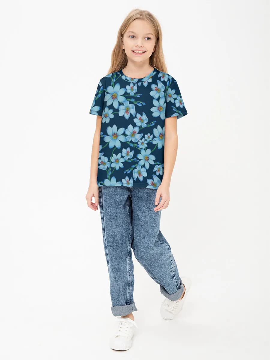 T-shirt coton basique fille