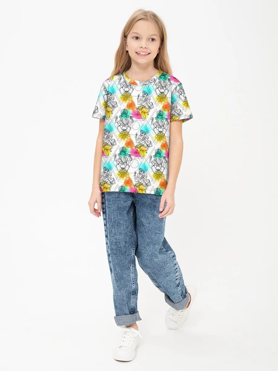 T-shirt coton basique fille