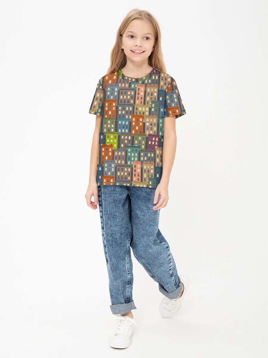 T-shirt coton basique fille