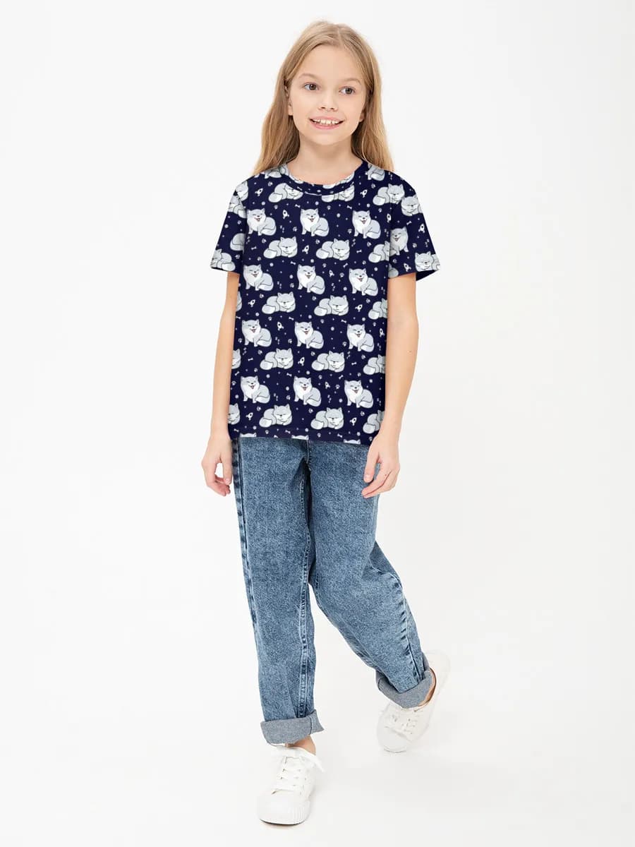 T-shirt coton basique fille