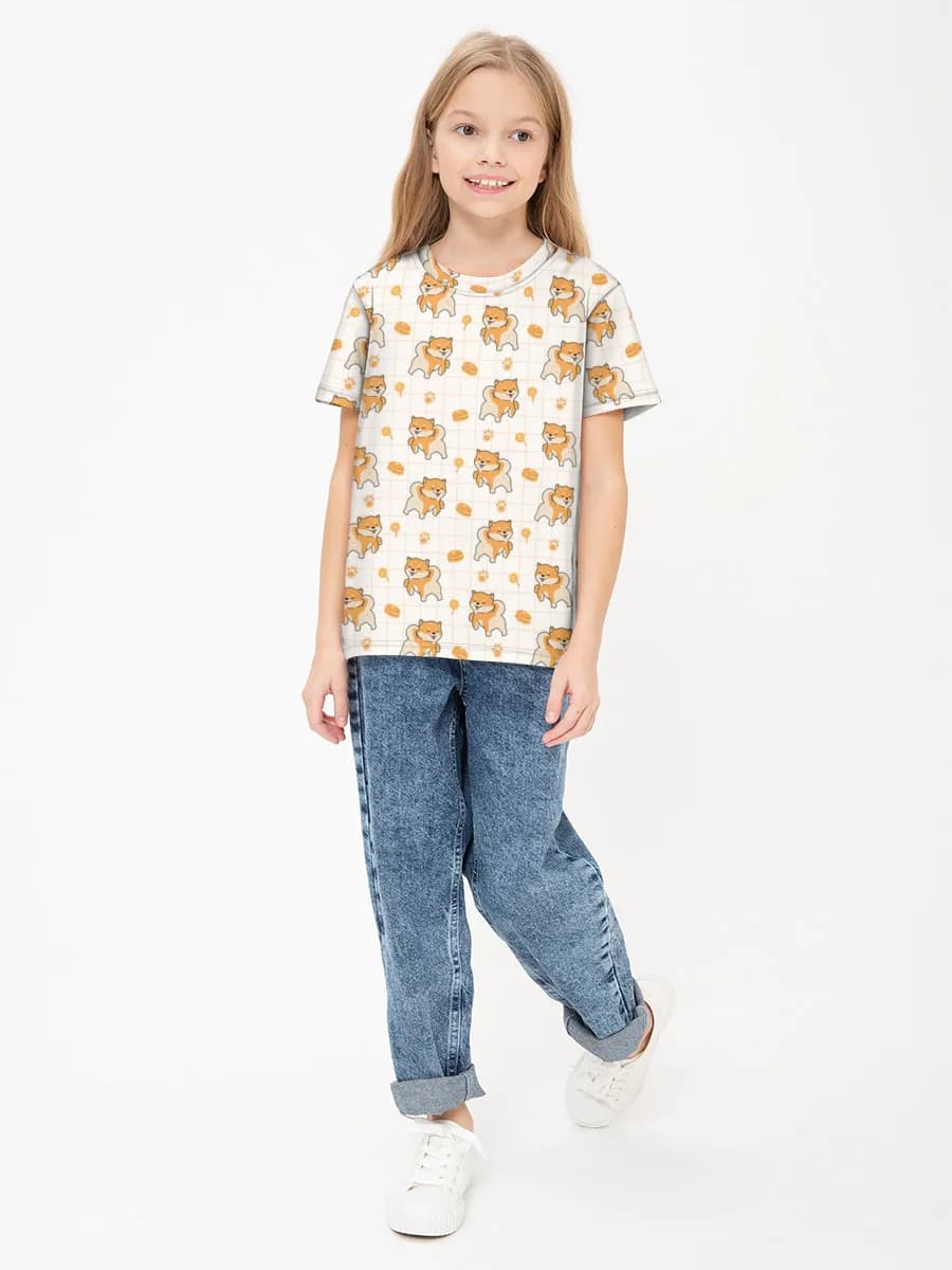 T-shirt coton basique fille