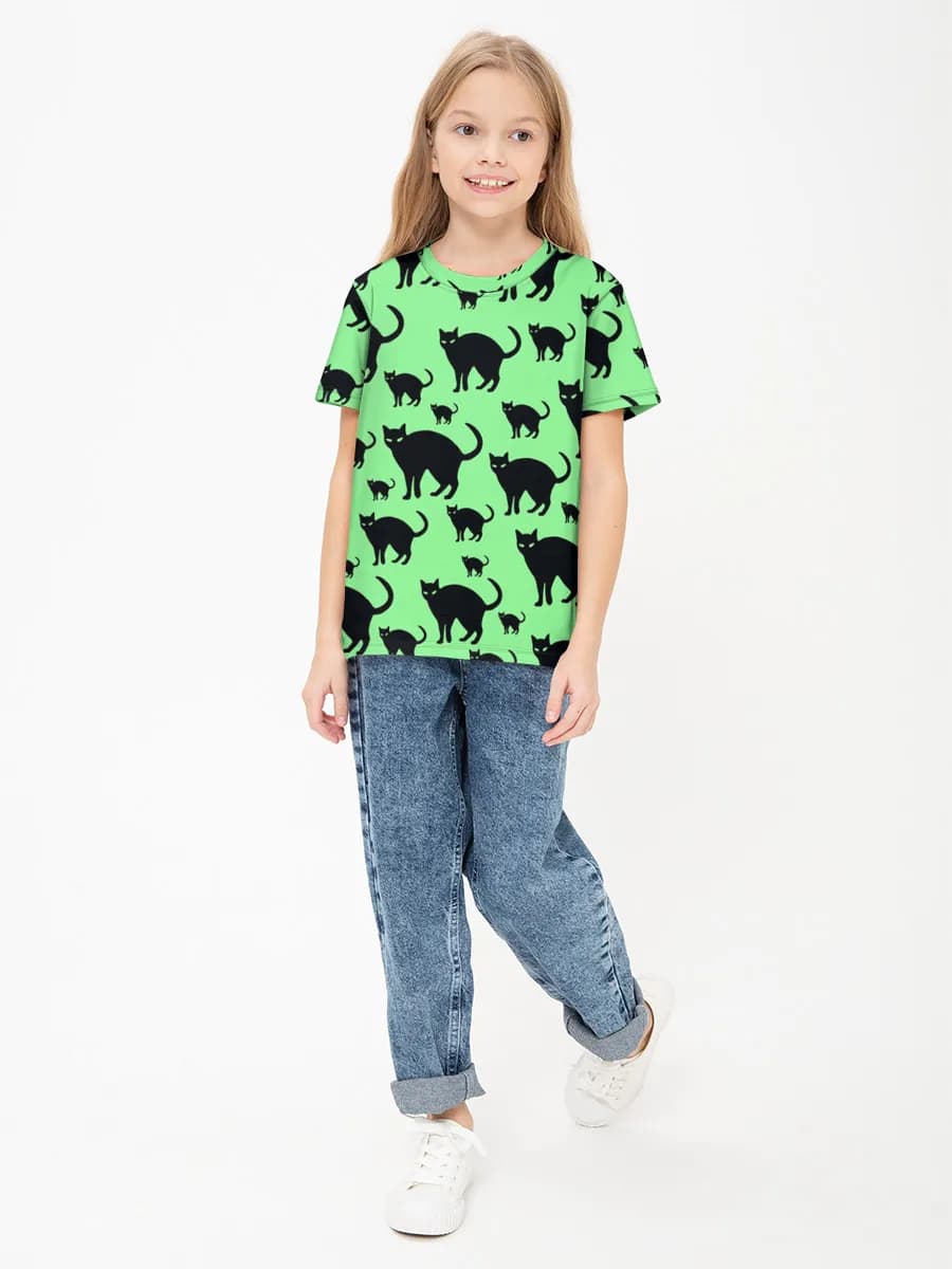 T-shirt coton basique fille