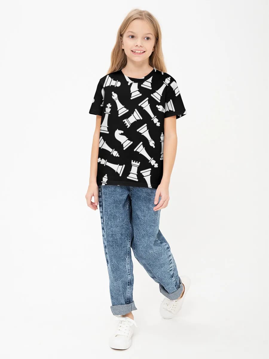 Camiseta Básica de Algodón Niña