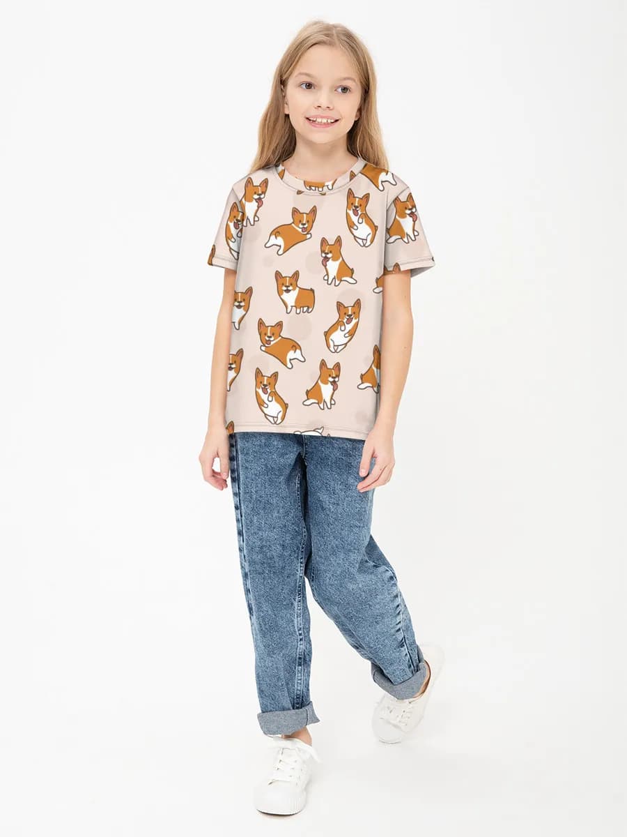 T-shirt coton basique fille