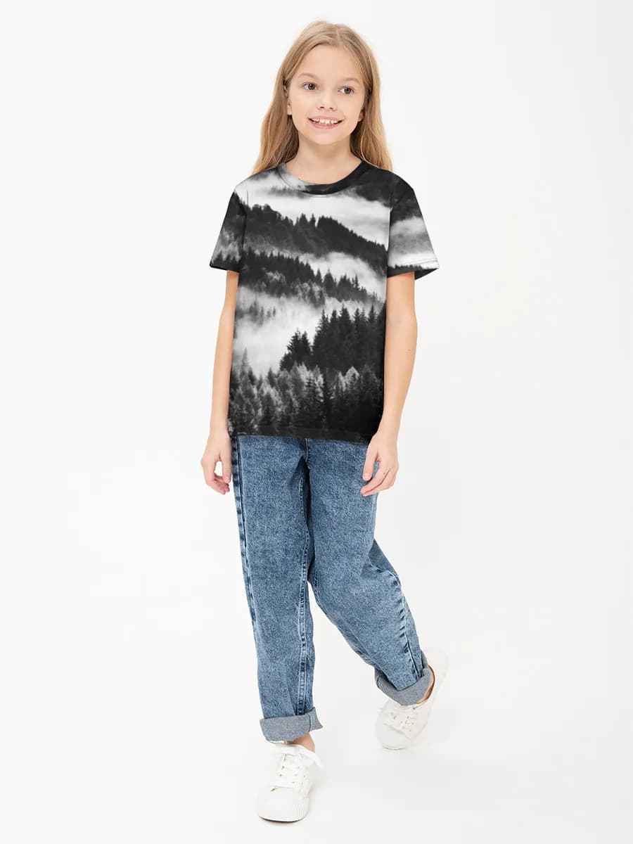 女の子 ベーシック コットンTシャツ