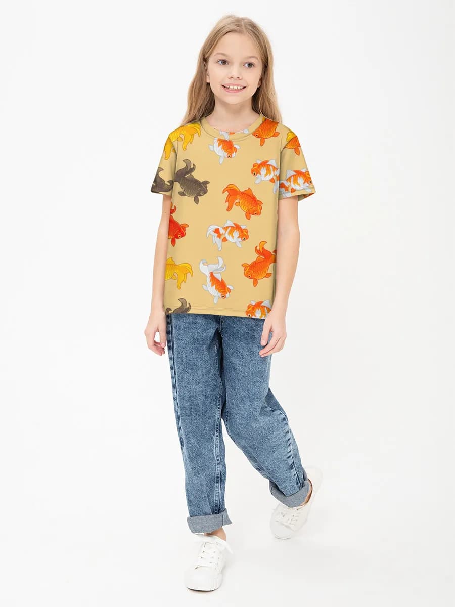 T-shirt coton basique fille