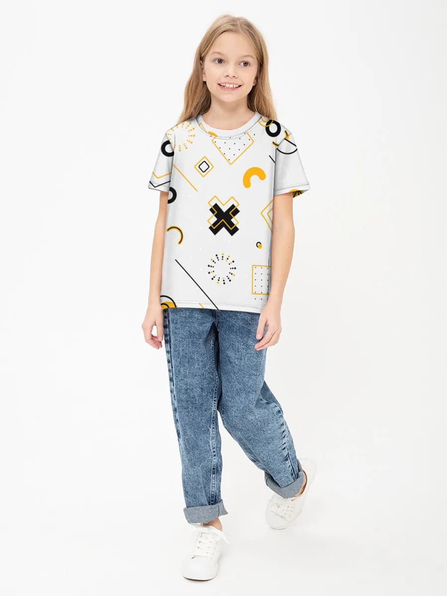 T-shirt coton basique fille