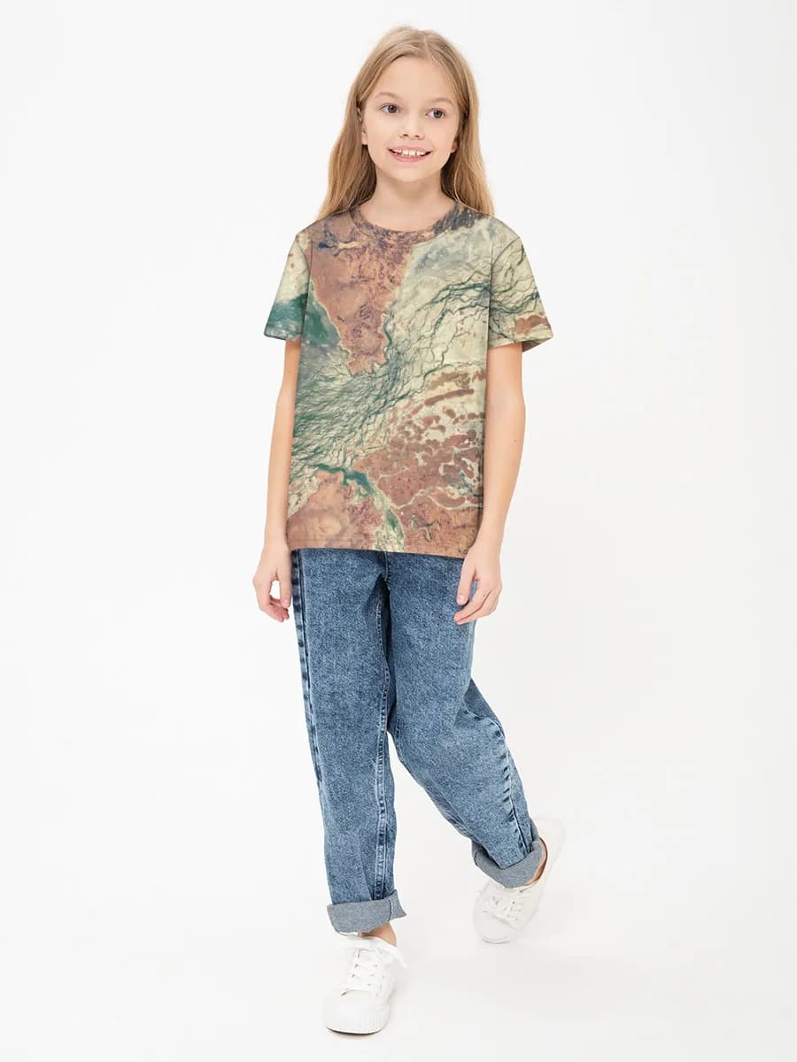 女の子 ベーシック コットンTシャツ