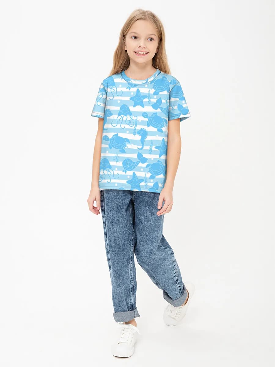 T-shirt coton basique fille