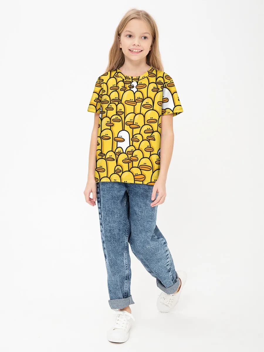 T-shirt coton basique fille