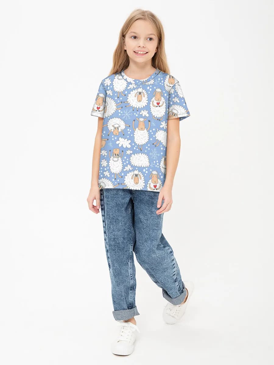T-shirt coton basique fille