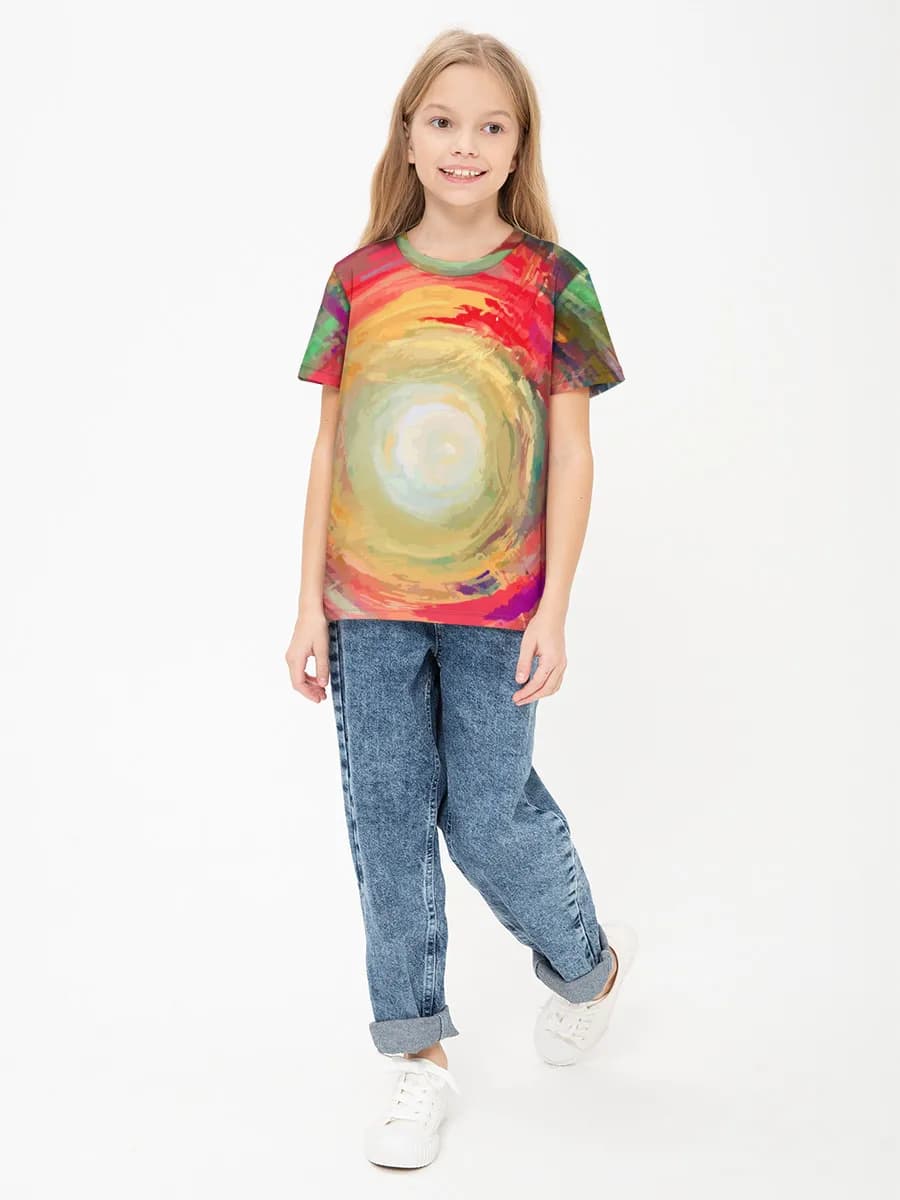 T-shirt coton basique fille