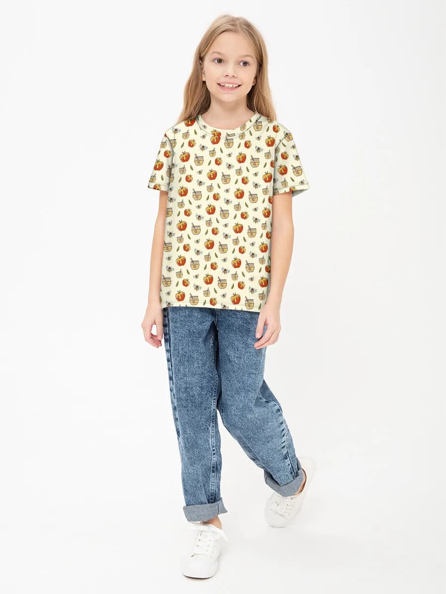 T-shirt coton basique fille