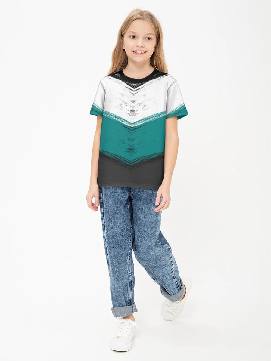 Camiseta Básica de Algodón Niña