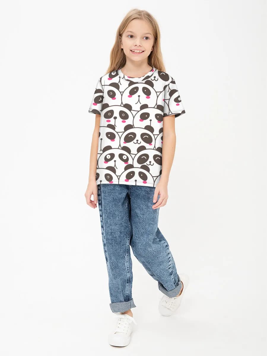 T-shirt coton basique fille