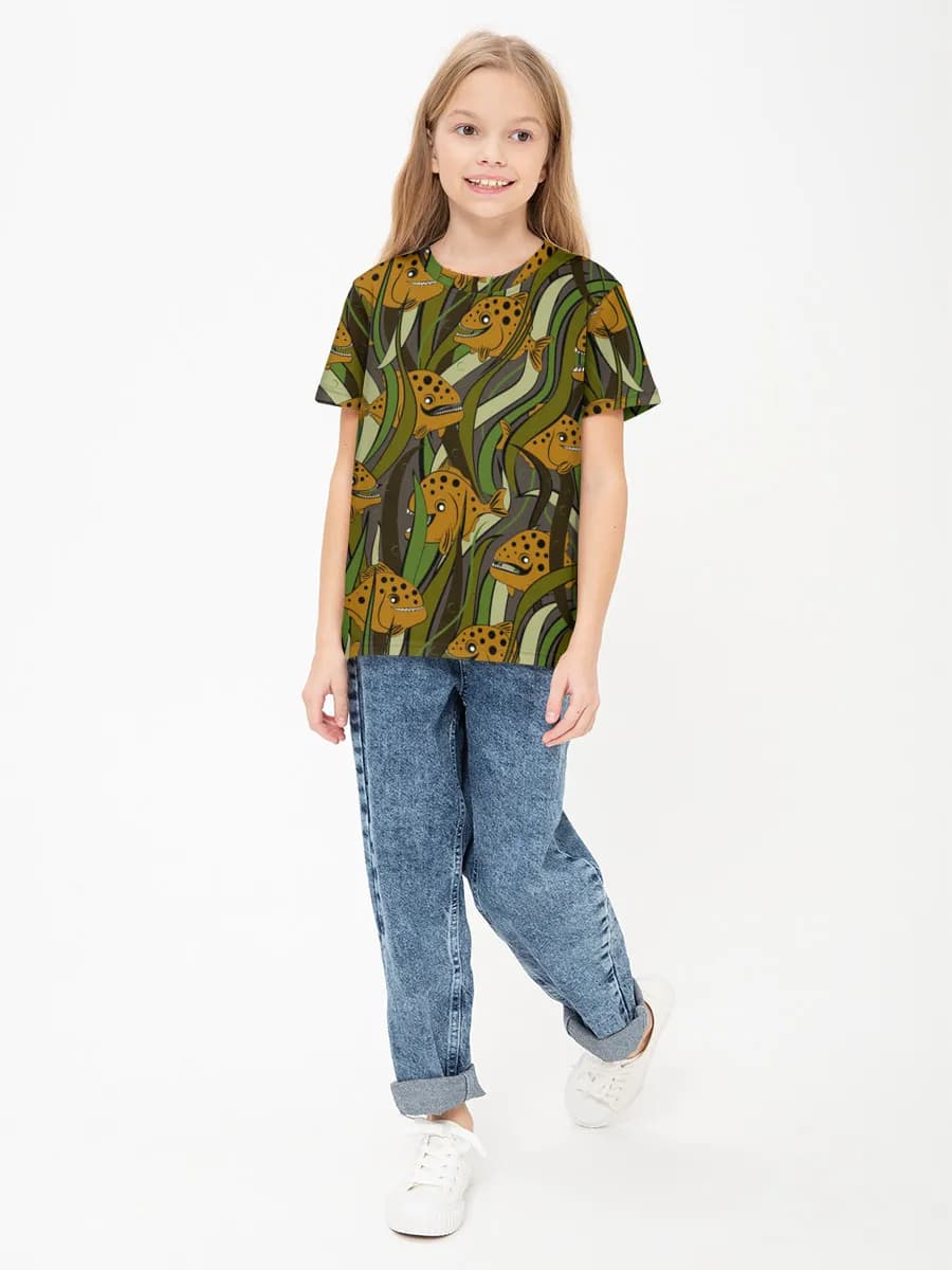 T-shirt coton basique fille