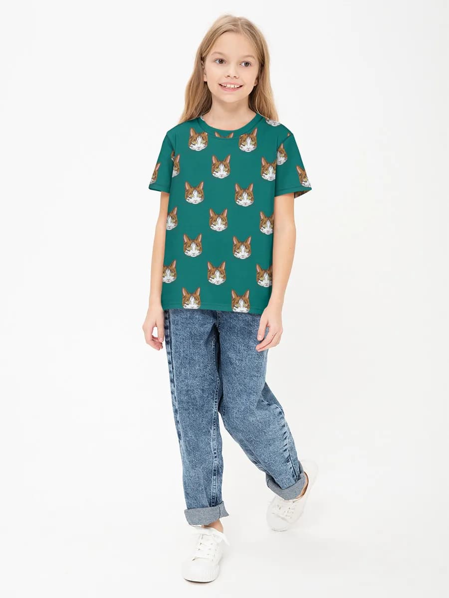 T-shirt coton basique fille