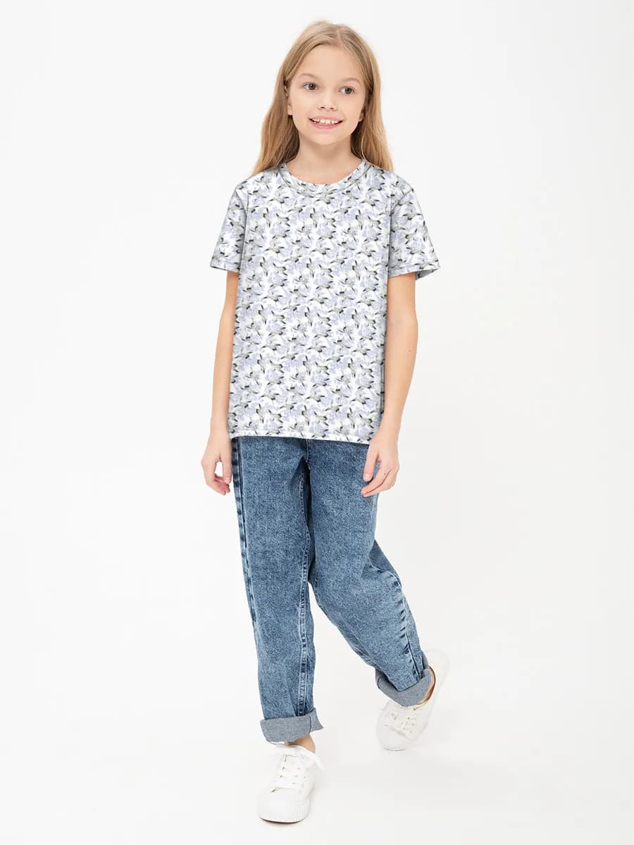 女の子 ベーシック コットンTシャツ